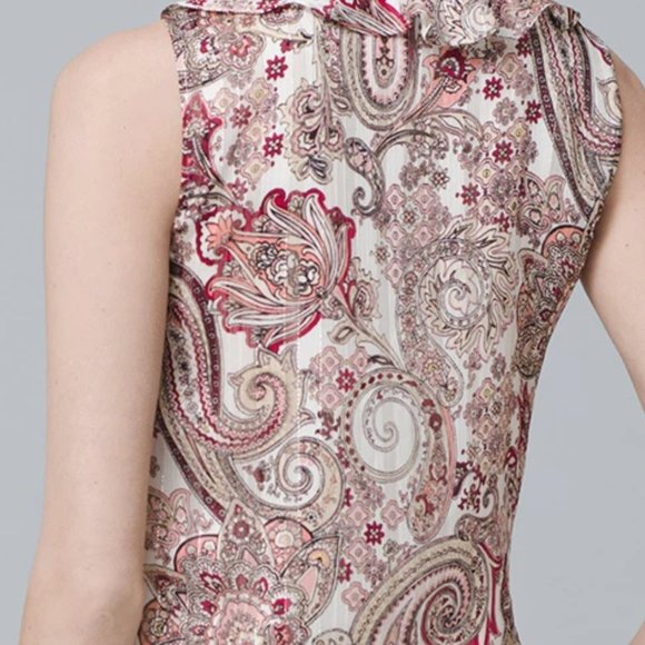 Paisley Ruffle Shell - Picture 2 of 7